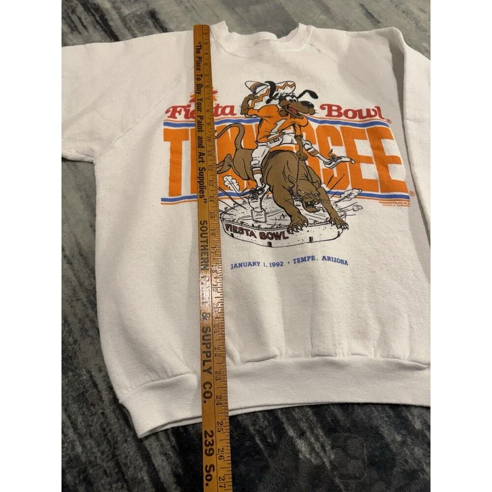 Vintage 90s Large Tennessee Volunteers Sweatshirt Mens Crewneck Cotton Bowl